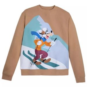 Disney Parks Goofy Holiday Homestead Pullover Sweatshirt for Adults Christmas XL
